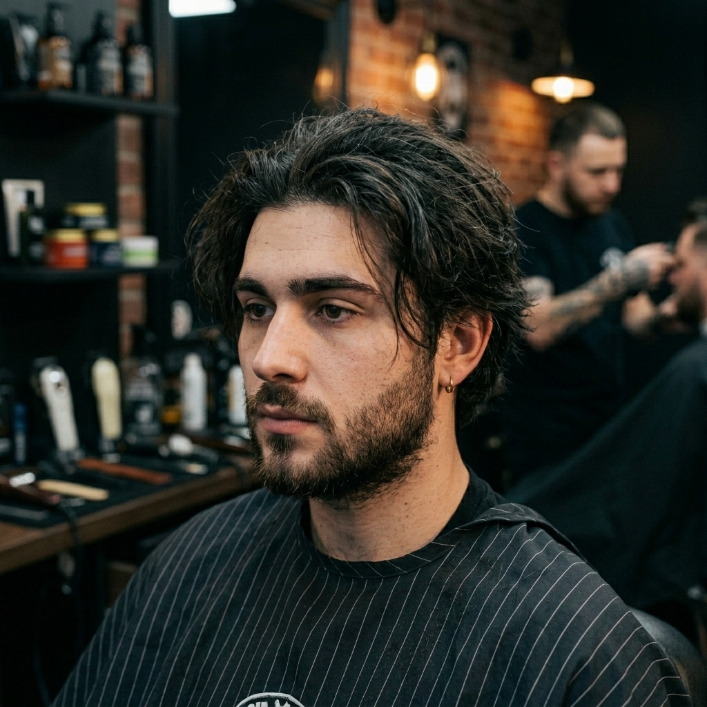 Before — Skin Fade